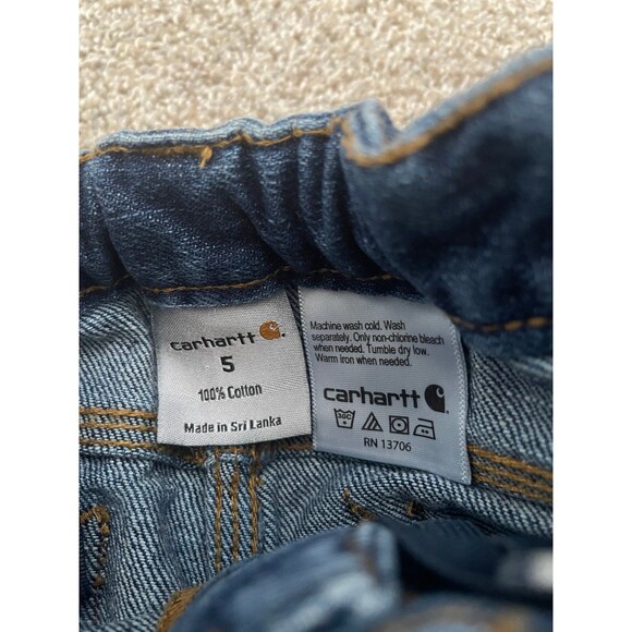 Girls Carhartt Flare Jeans - Picture 6 of 7